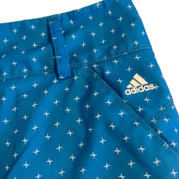 Adidas Adizero Blue Retro Techwear Sporty Chic Athletic Short Short Size 6 - Picture 8 of 13